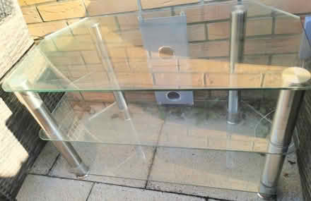 Photo of free Glass TV Stand (North Hanwell) #4