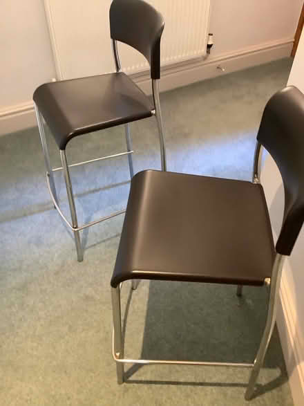 Photo of free Pair of bar stools (Great Budworth CW9) #1