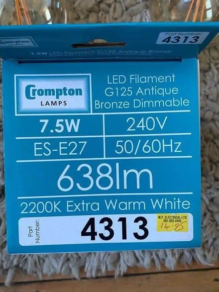 Photo of free LED Filament Globe Bulbs x 4 (Wanstead E11) #1