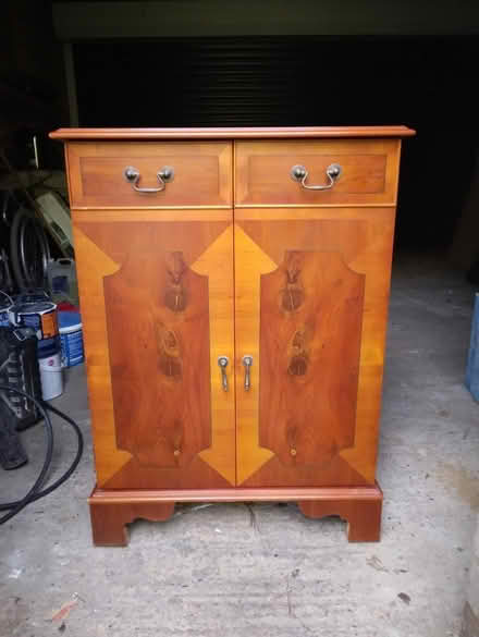 Photo of free Hi Fi cabinet in Yew veneer (Chislehurst BR7) #1