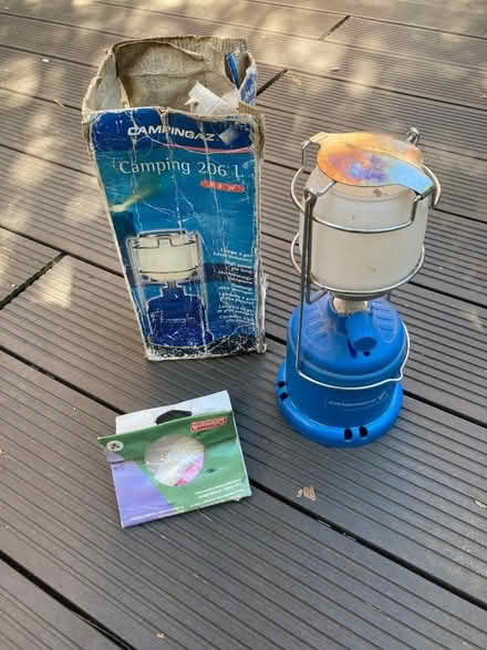 Photo of free Campingaz gas lamp (Stoke Holy Cross NR14) #1