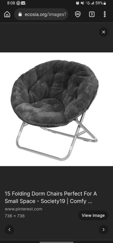 Photo of Folding but comfy chair (Galloway) #1