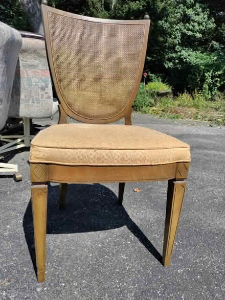 Photo of free Upholstered chair Vintage (Norton MA) #2