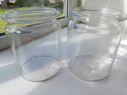 Photo of free 2x Le Meilleur kilner-type jars (no lids) (Bradleys Both BD20) #1