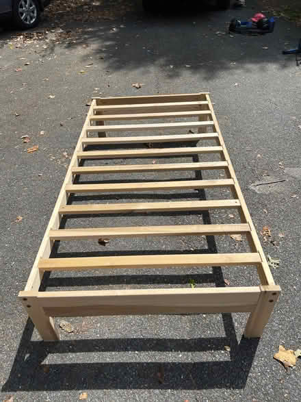 Photo of free Pine twin bed frame (St Margaret’s area) #1