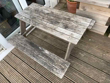 Photo of free Child’s pub bench (Blacklands TN34) #1