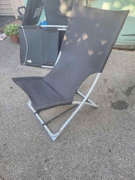 Photo of free Black folding chairs (Wolsingham DL13) #1