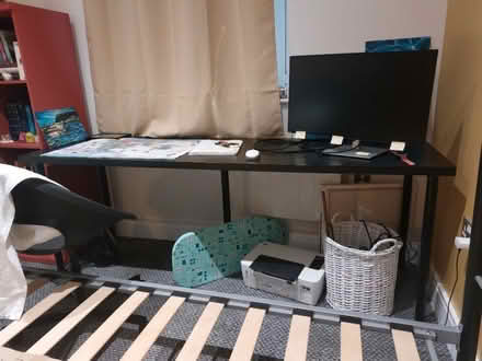 Photo of free Huge black desk (Poplar E14) #2