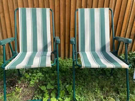 Photo of free Two garden chairs (Littlemore OX4) #1