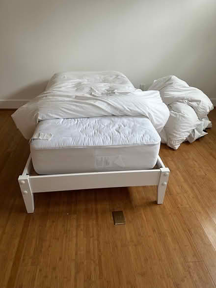 Photo of free 1 Twin Bed/Mattress/All Bedding (Pebble Beach) #3