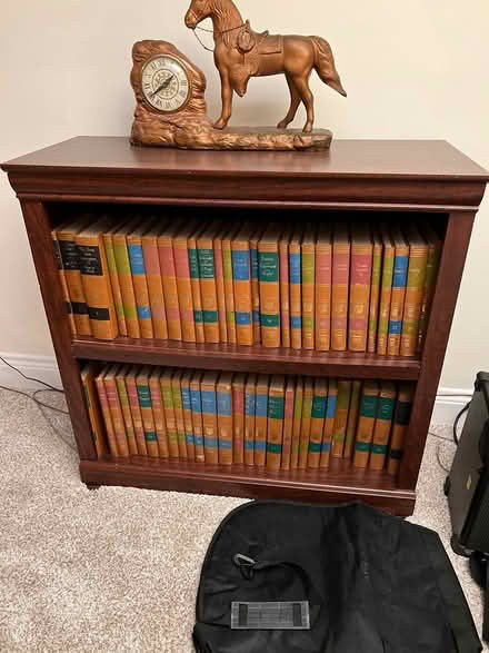 Photo of free Wood bookcase (South Kingston, near Rt 125) #1