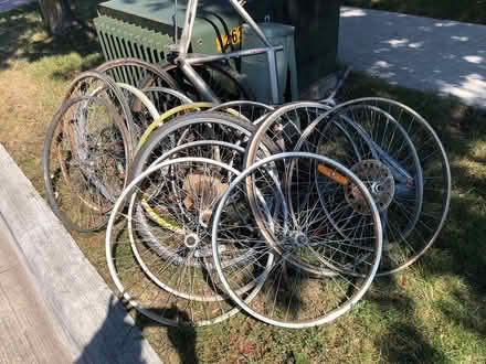 Photo of free Curb-old bike parts, Cooksville (l5b) #1