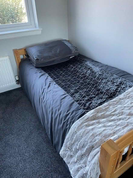 Photo of free Single bed and mattress (Gartcosh G69) #1