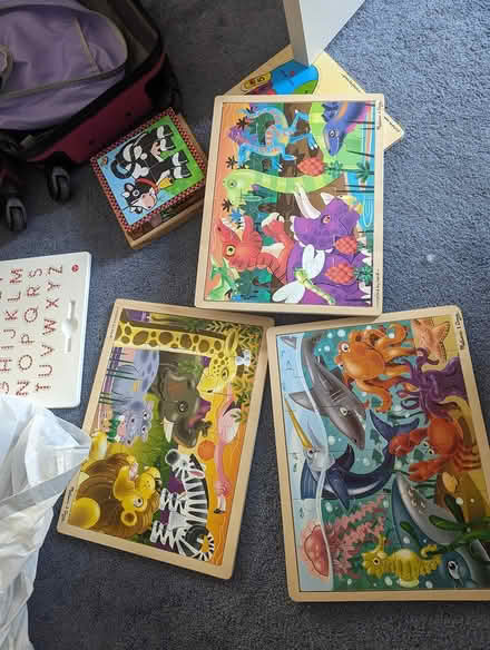 Photo of free 4 Melissa and Doug puzzles (Pepperell NH border) #1