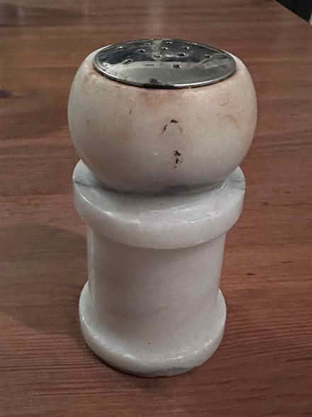 Photo of free Marble salt shaker (95126) #2