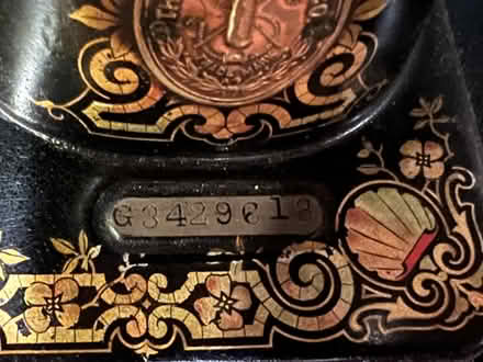 Photo of free Singer treadle sewing machine (Madison/Monona) #1