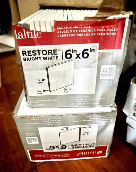 Photo of free 60 lbs assorted grout, and tile (Yonkers) #2