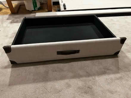 Photo of free Double bed frame, fabric lined (Heaton Mersey, SK4) #4