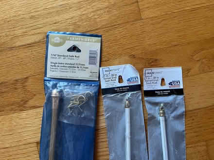 Photo of free Curtain rods (West Alexandria OH) #2