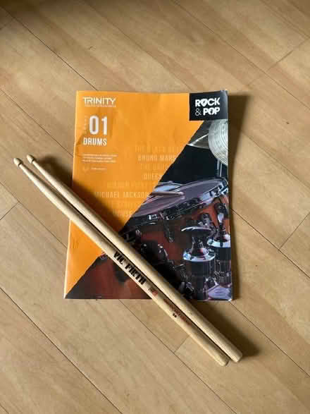 Photo of free Drum book and stick (Royston SG8) #1