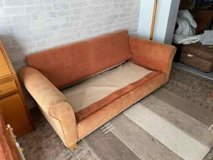 Photo of free Sofa bed, faded but good condition (Needham IP20) #2