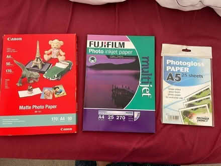 Photo of free A4 & A5 photo paper (Leith, EH6) #1