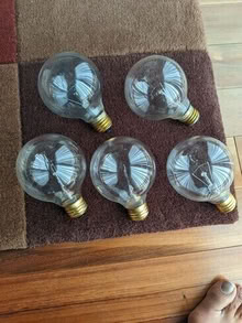 Photo of free Five Decorative Light Bulbs #1