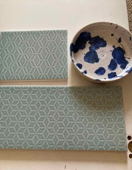 Photo of free Tiles and a dish (SE8 Deptford) #1