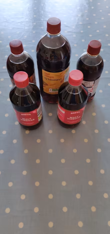 Photo of free Malt vinegar 5 bottles (Eastbourne BN22) #1
