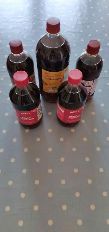 Photo of free Malt vinegar 5 bottles (Eastbourne BN22) #1
