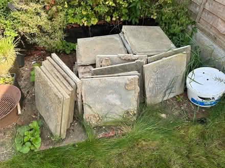Photo of free Concrete garden slabs (Stirchley) #1