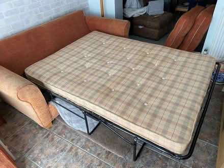 Photo of free Sofa bed, faded but good condition (Needham IP20) #3