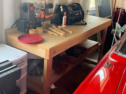 Photo of free Solid wood workbench (Chester Springs) #1