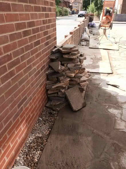Photo of free Crazy Paving slabs (North Watford WD25) #1