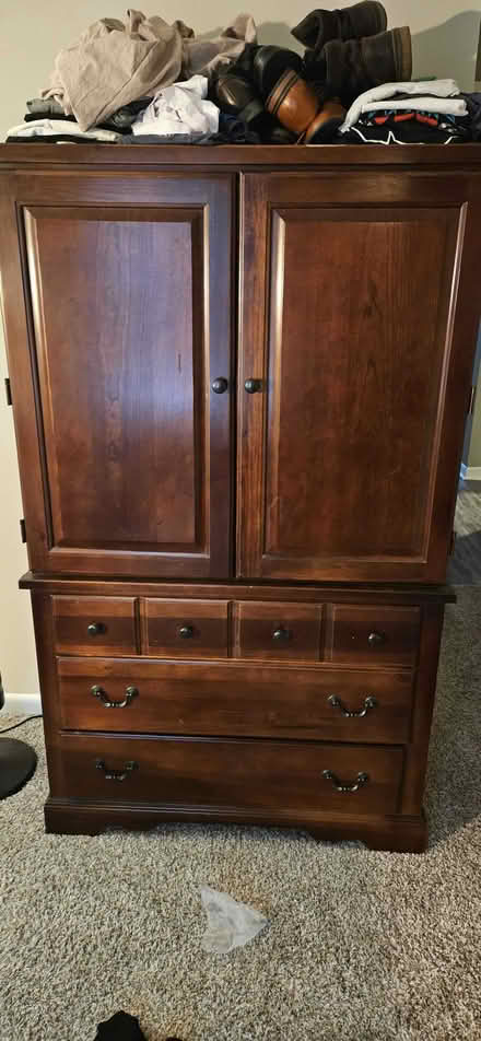 Photo of free Bassett Armoire (Barnes Mill Rd) #1