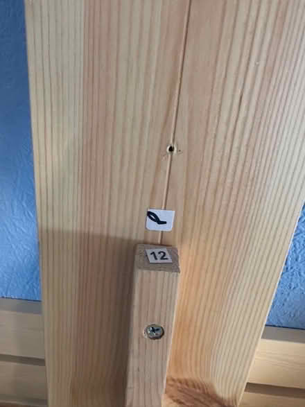 Photo of free Low European size wooden double bed frame & mattress (Bushey Village WD23) #3