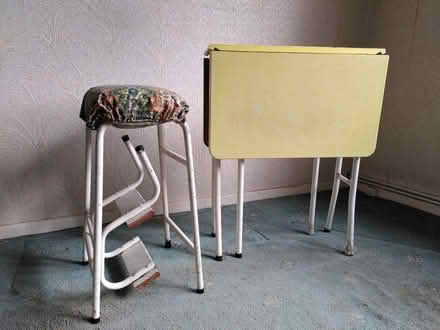 Photo of free Step stool and drop-leaf table (South Bretton) #2