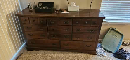 Photo of free Matching Bassett Dresser & Armoir (Barnes Mill Rd) #3