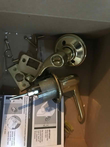 Photo of free Gold exterior door handle (Darnestown) #1