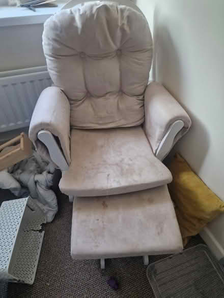Photo of free Rocking chair and footstool (Kenton) #1