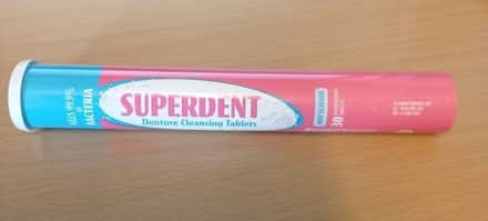Photo of free Superdent denture cleansing tablets (Osmaston DE24) #1