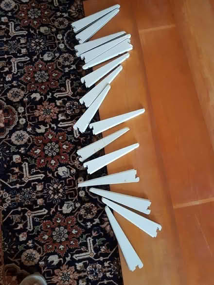 Photo of free Wooden shelving plus brackets (Moorfields) #1