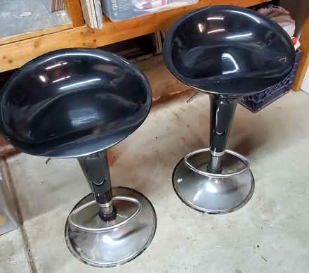 Photo of free 2 adjustable height barstools (Almaden) #1