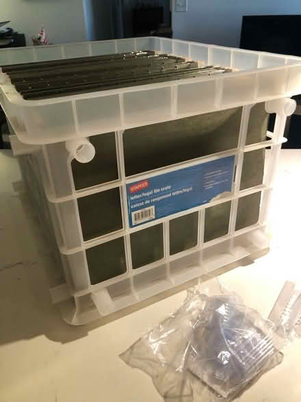 Photo of free File Crate with Hanging Files (Southwest D.C.) #1