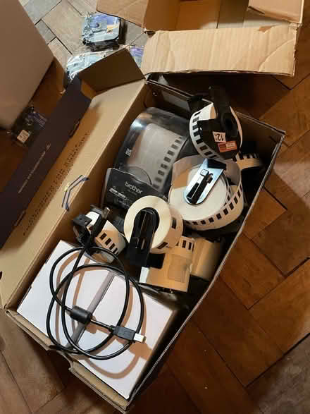 Photo of free Brother QL570 Label printer & tape (SW4) #1