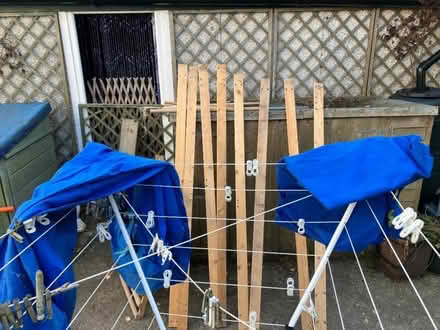 Photo of free 2 x single canvas wardrobes (Brighouse HD6) #1