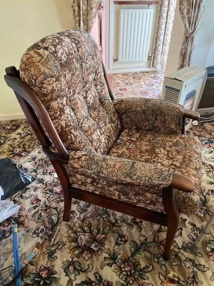 Photo of free Armchair (Willington, Derbyshire) #2
