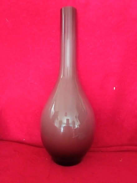 Photo of free Brown glass vase (Salfords) #1