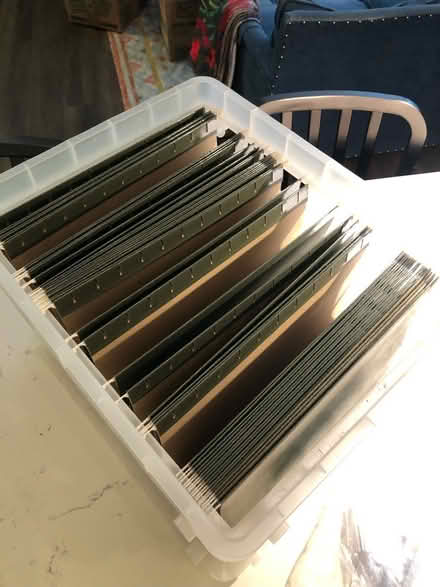 Photo of free File Crate with Hanging Files (Southwest D.C.) #2