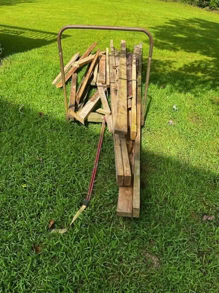 Photo of free 2x4 lumber. Various lengths (Grayson) #1
